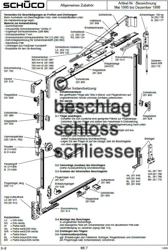 Ersatzteile_SCHUeCO_Kunststoff_1995-1998